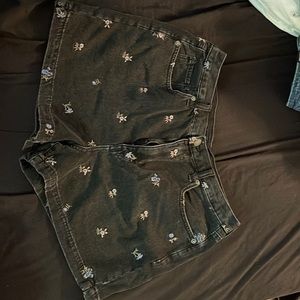 Woman’s denim shorts